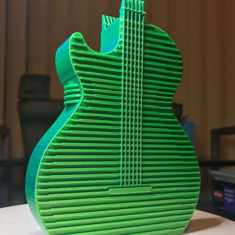 STL file Décoration guitare LED type SG 61 🏠・3D printer design to  download・Cults
