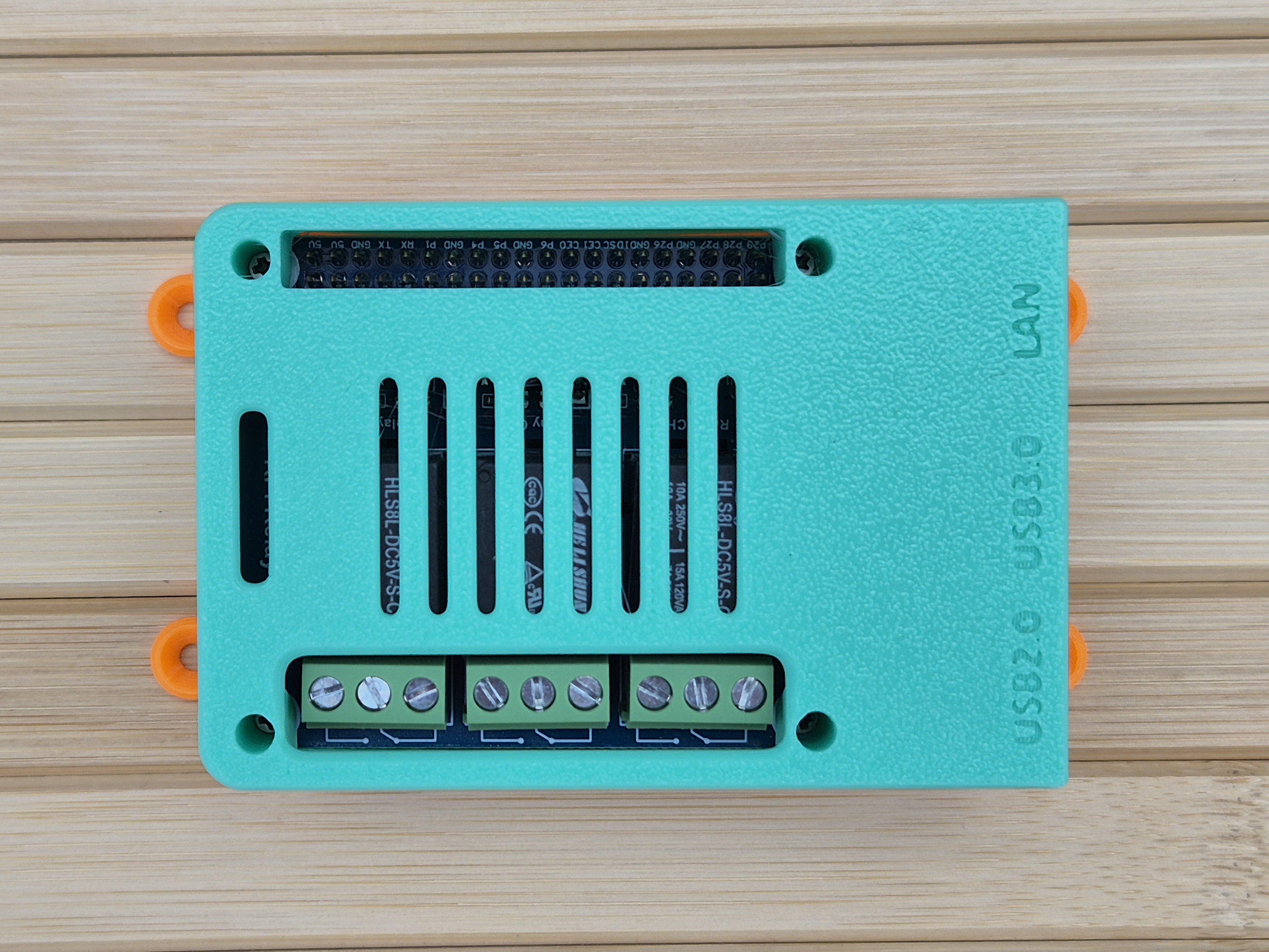 Raspberry Pi 4 - Waveshare 3x Relais HAT Housing by Nerdiy.de — miniatura 8