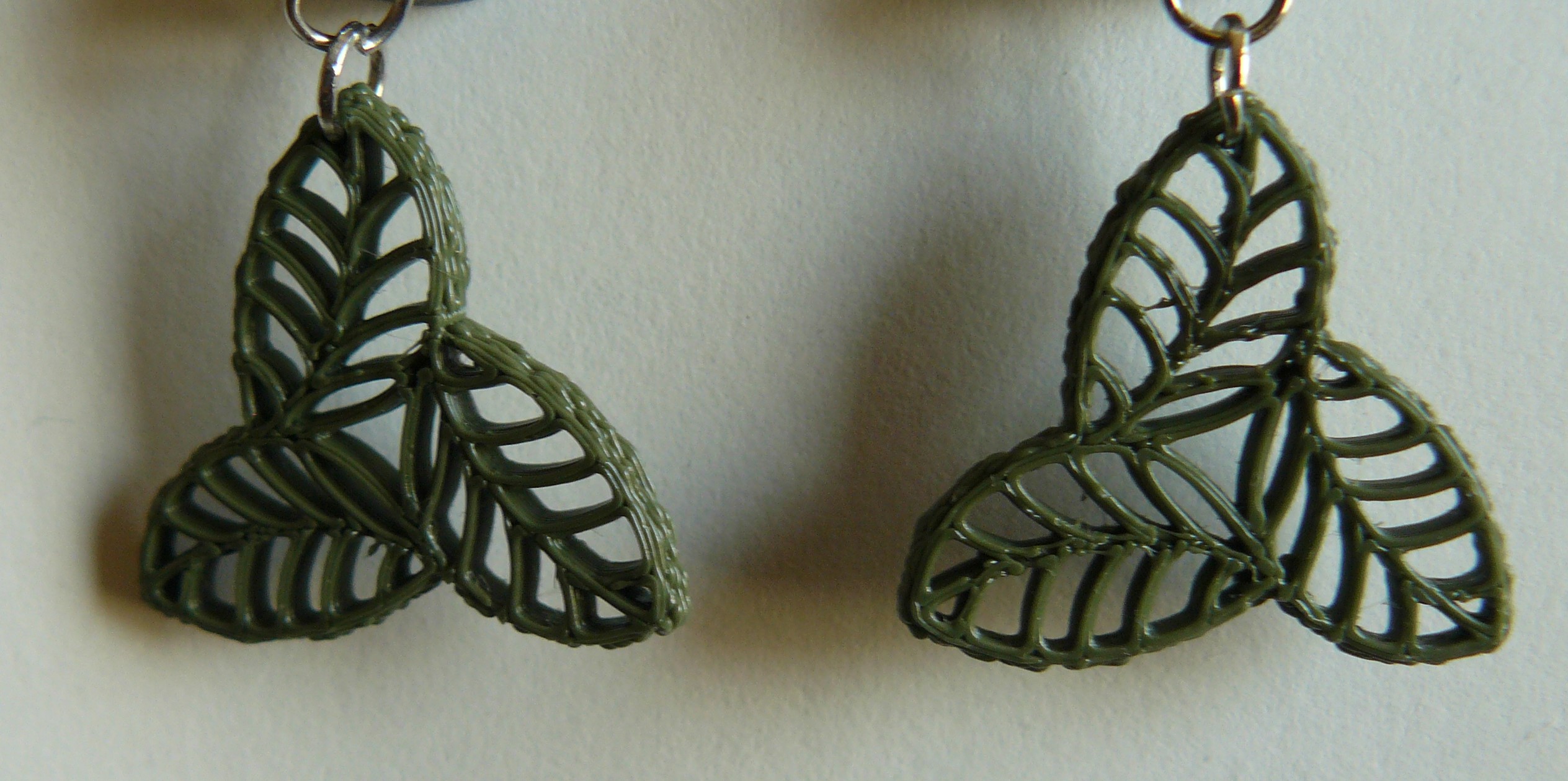 Leafy trio - earrings