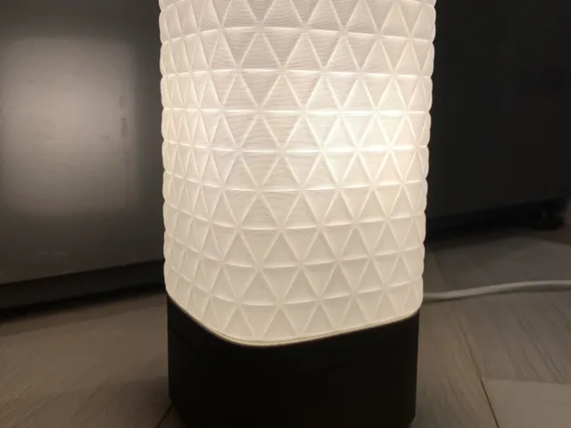 Bedroom Light (Ikea Lampan recycle)