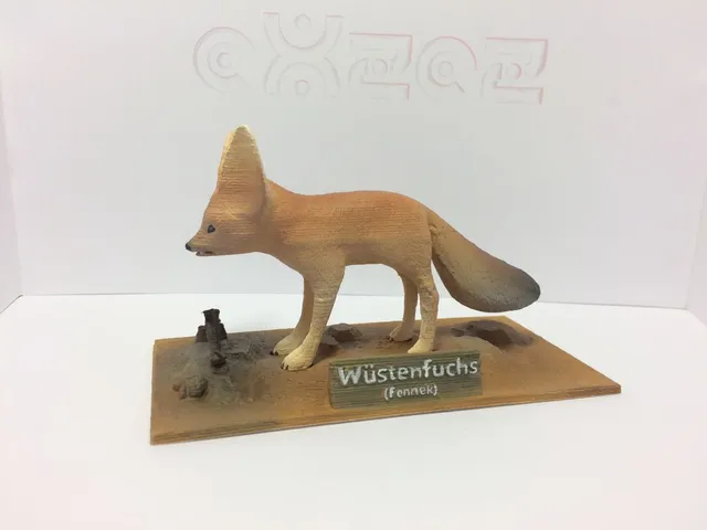 Fennec Fox (Incl. standing Base)