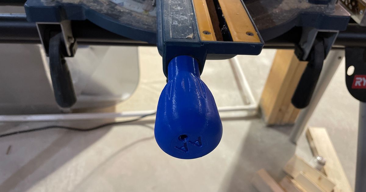 Replacement Handle for Ryobi Mitre saw by RedPandaDev Download free