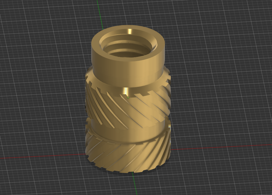M6 x 12.7 x 8.7  Heat Sink Threaded Insert