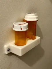 Prescription Pills Bottle Organizer by SolarEgg, Download free STL model