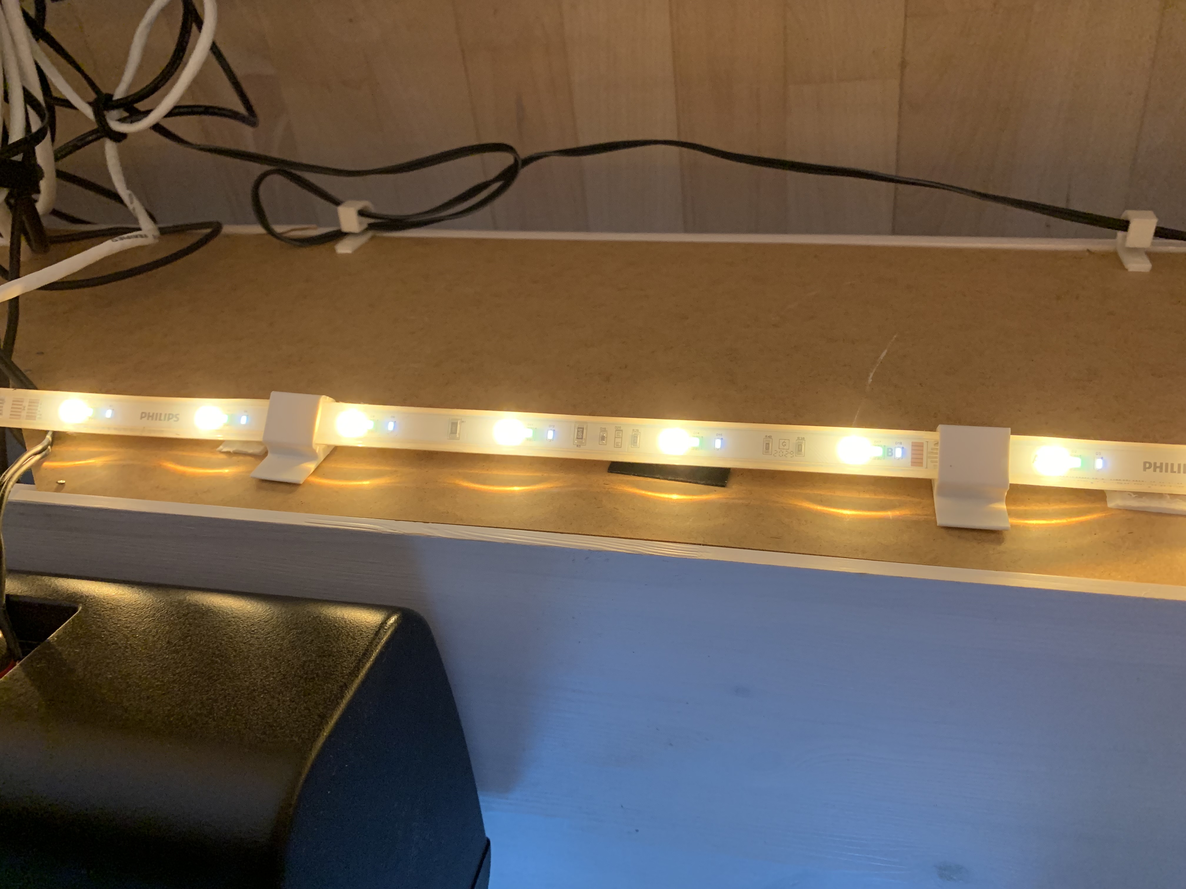 Philips Hue Light Strip 45 Degree Mount