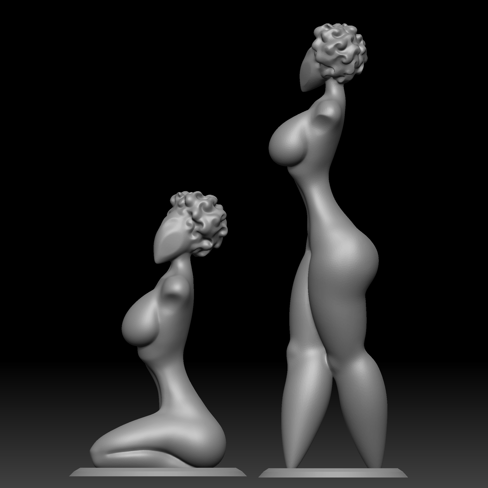 Curvy Women abstracts (NSFW) by Darius_sh | Download free STL model |  Printables.com