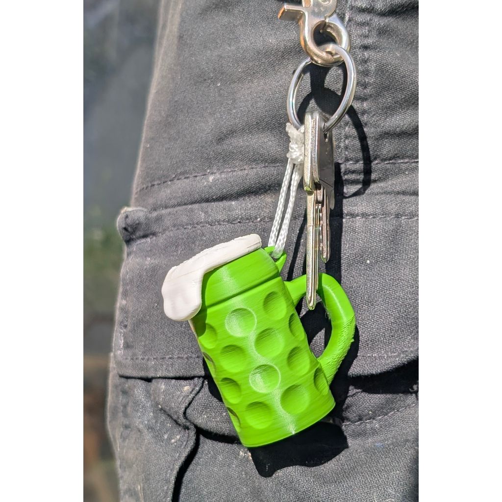 Beer mug keychain box