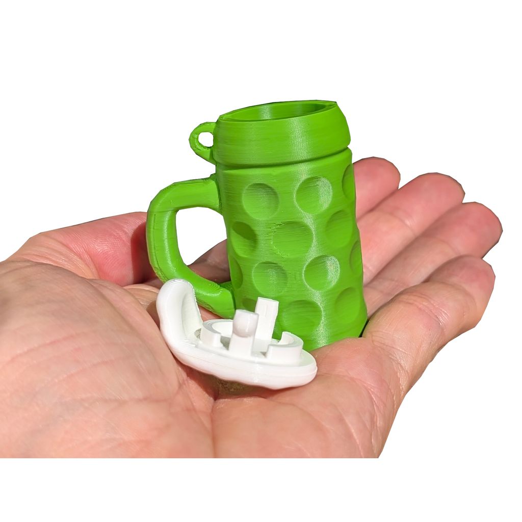 Miniatura 2 do modelo 3D Beer mug keychain box