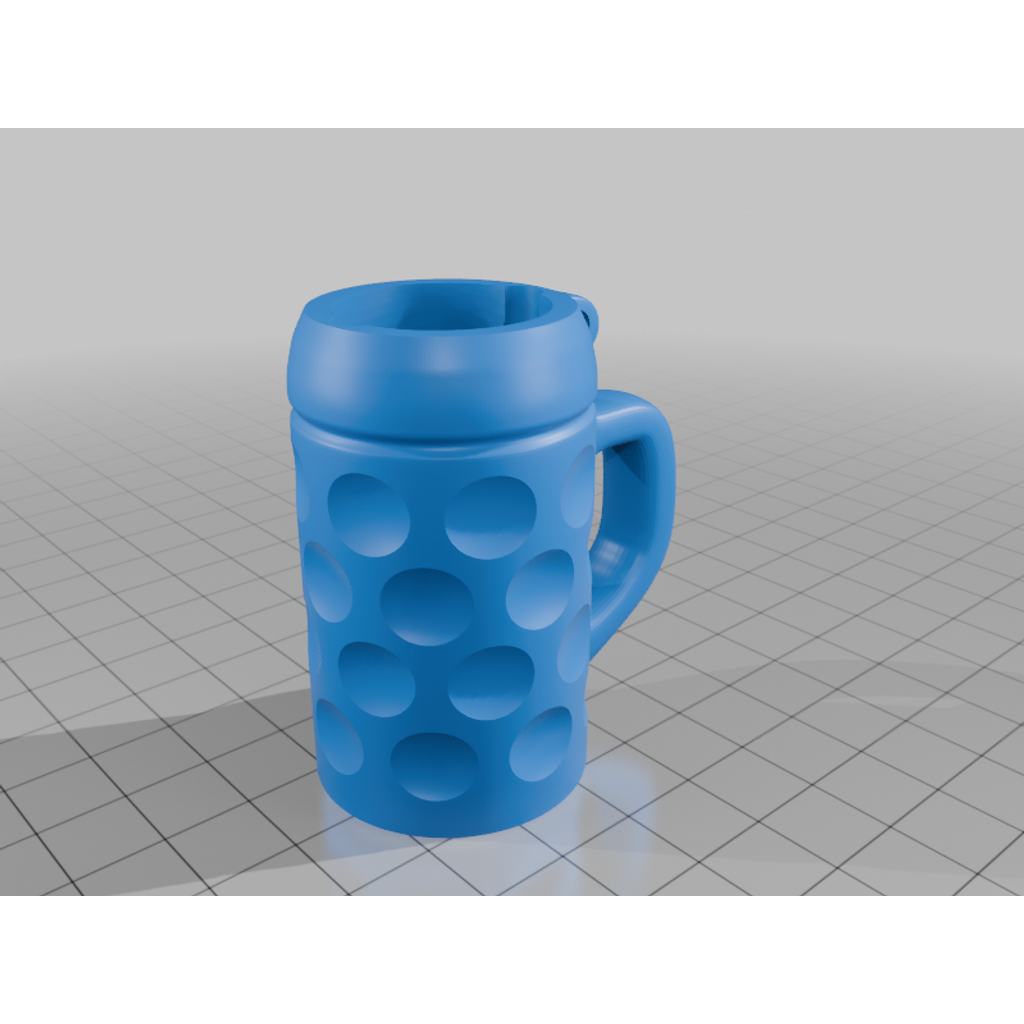 Miniatura 4 do modelo 3D Beer mug keychain box