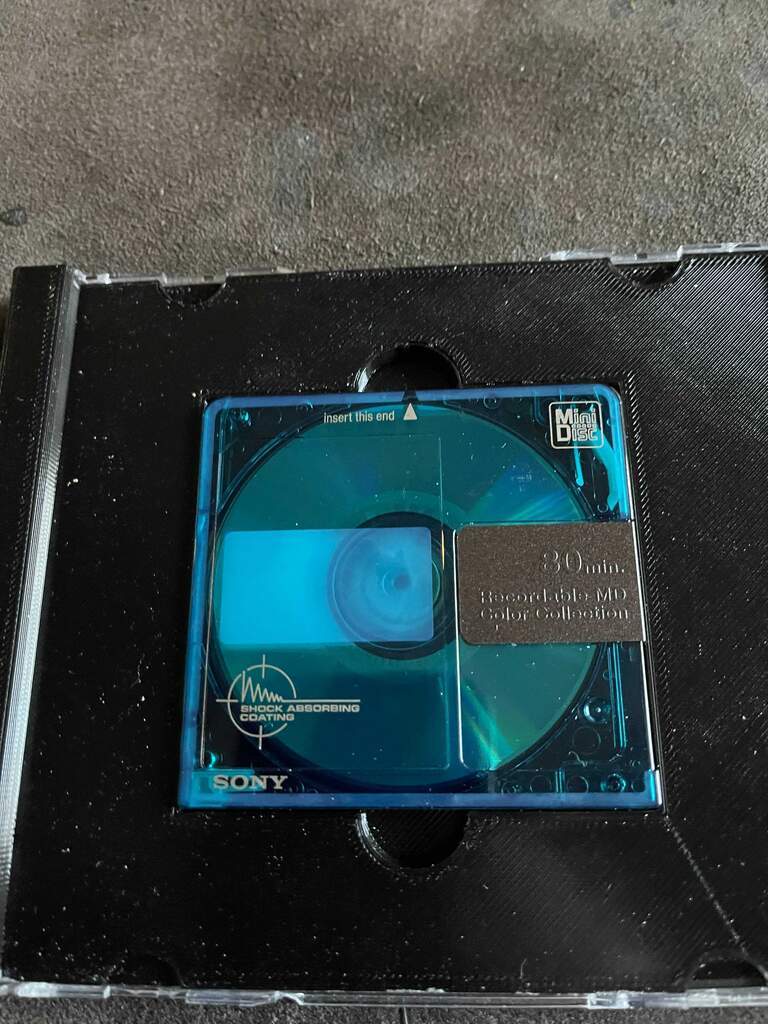 Minidisc Jewel case insert