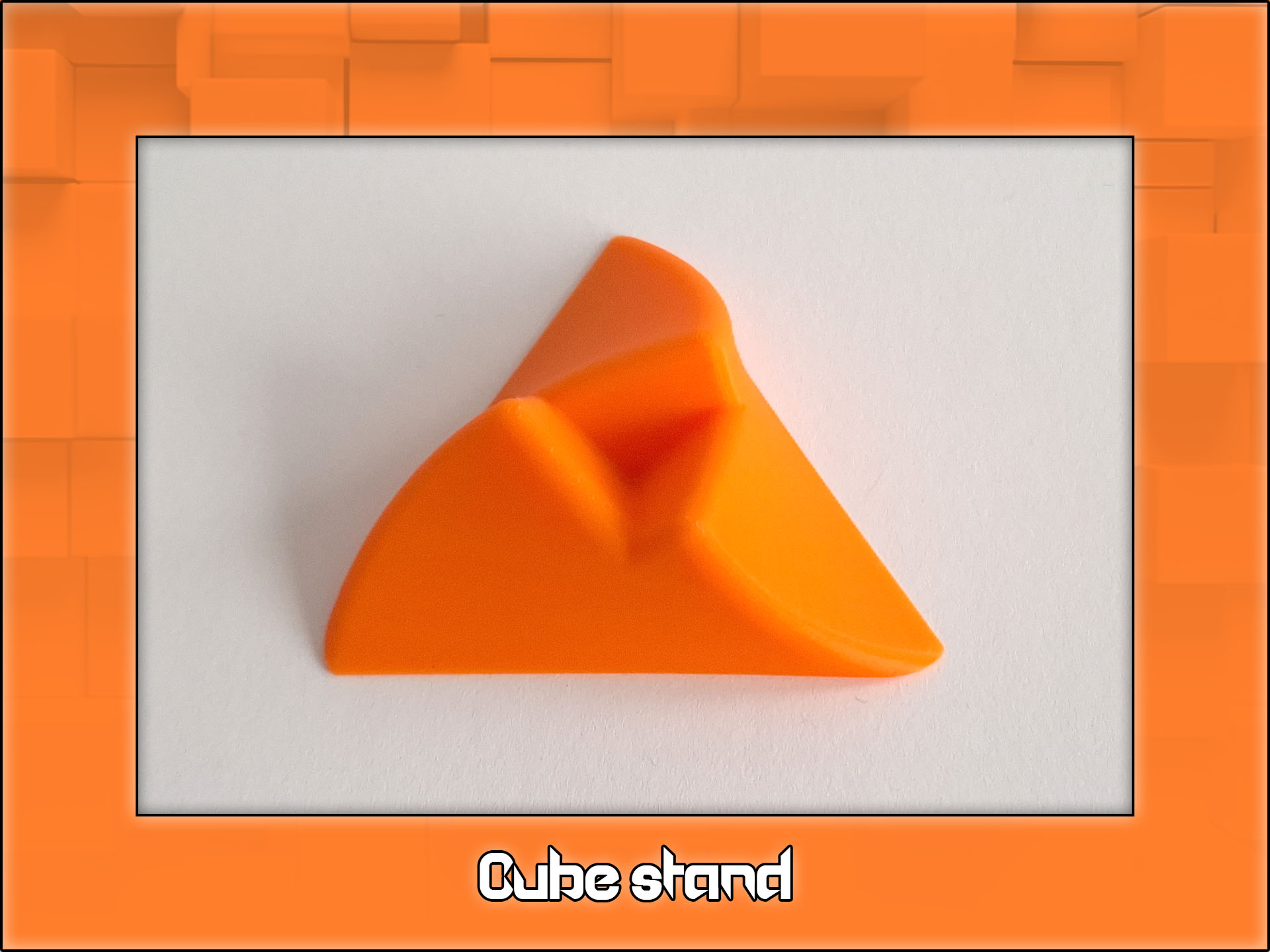 Miniatura 3 do modelo 3D Cube stand