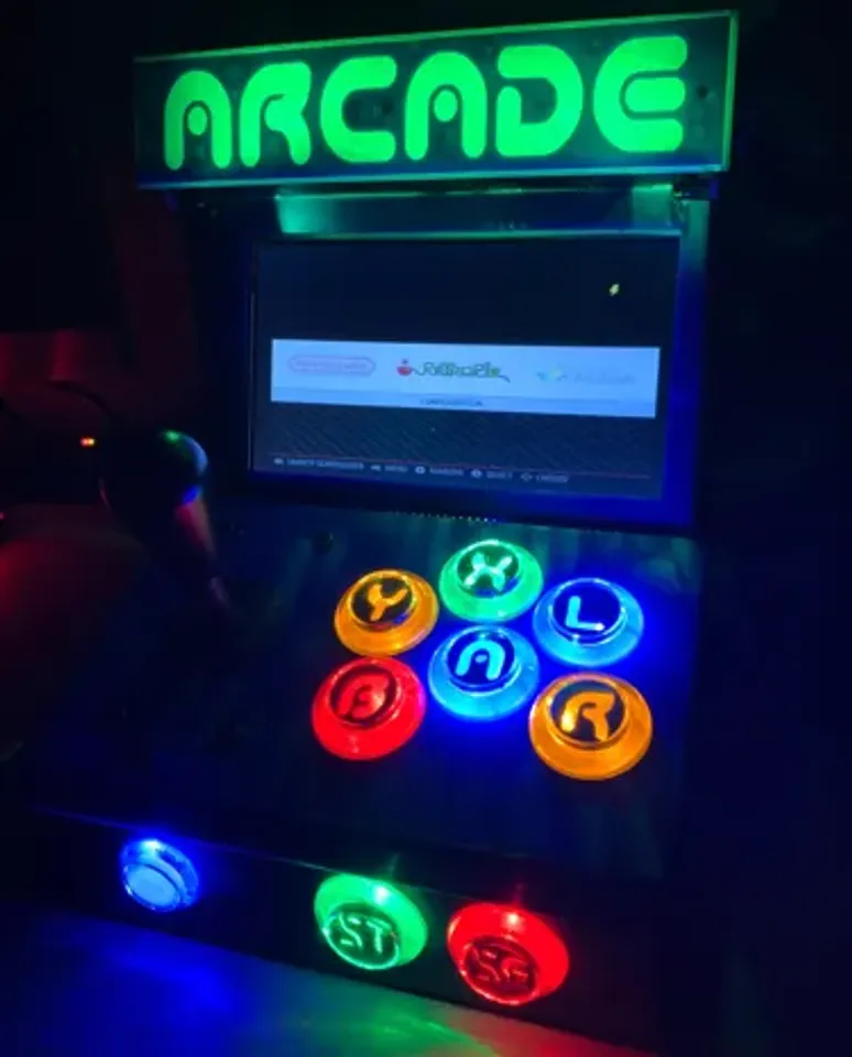RASPBERRY Pi ARCADE Machine by p0tty | Download free STL model ...