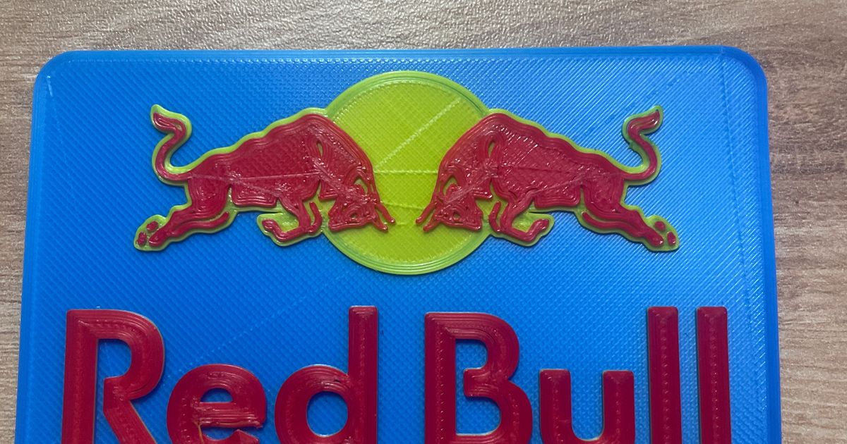 Dessous de verre RedBull by Mugus3D Download free STL model