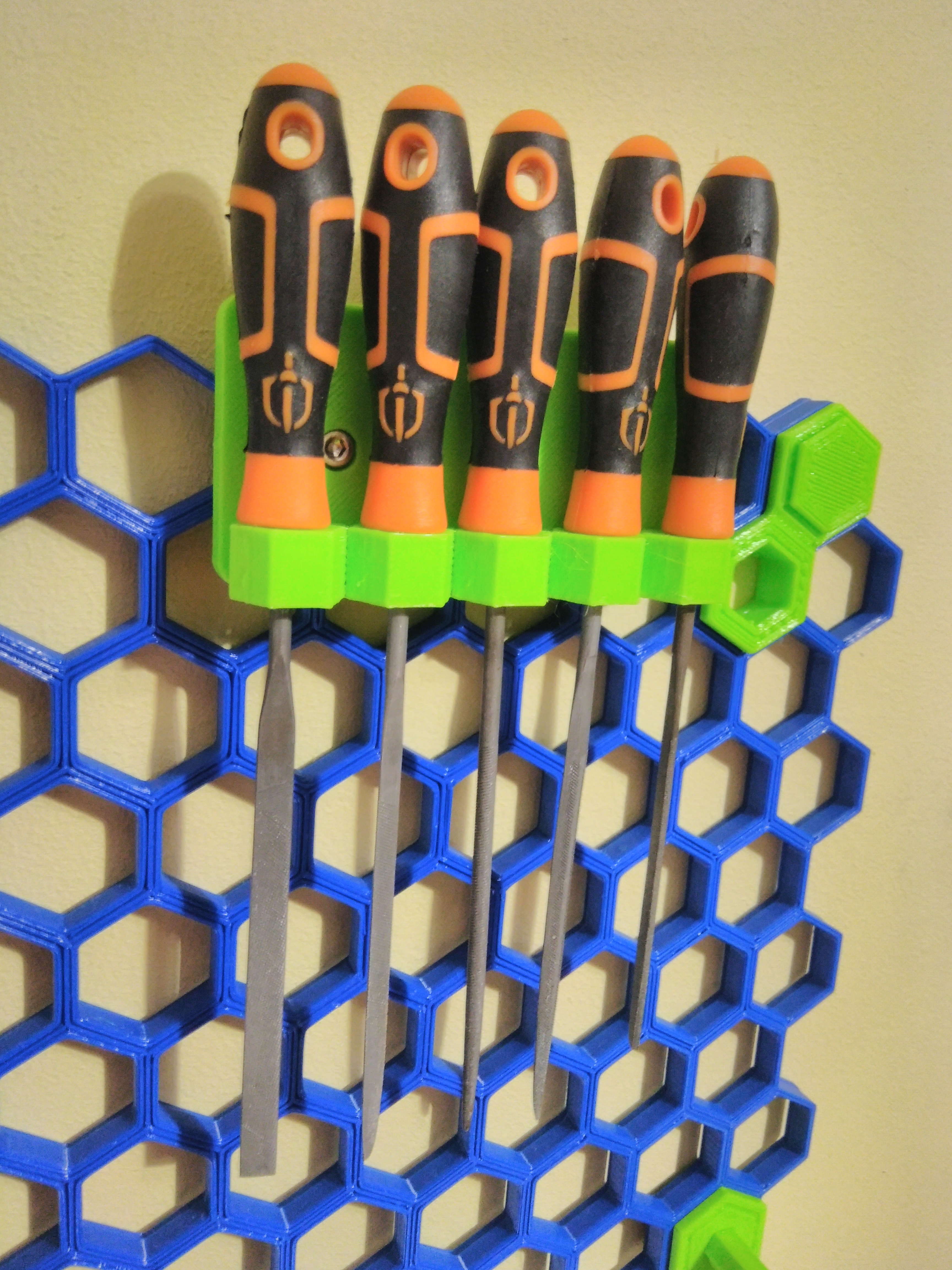 Honeycomb storage wall file holder (5 pcs, 7mm)