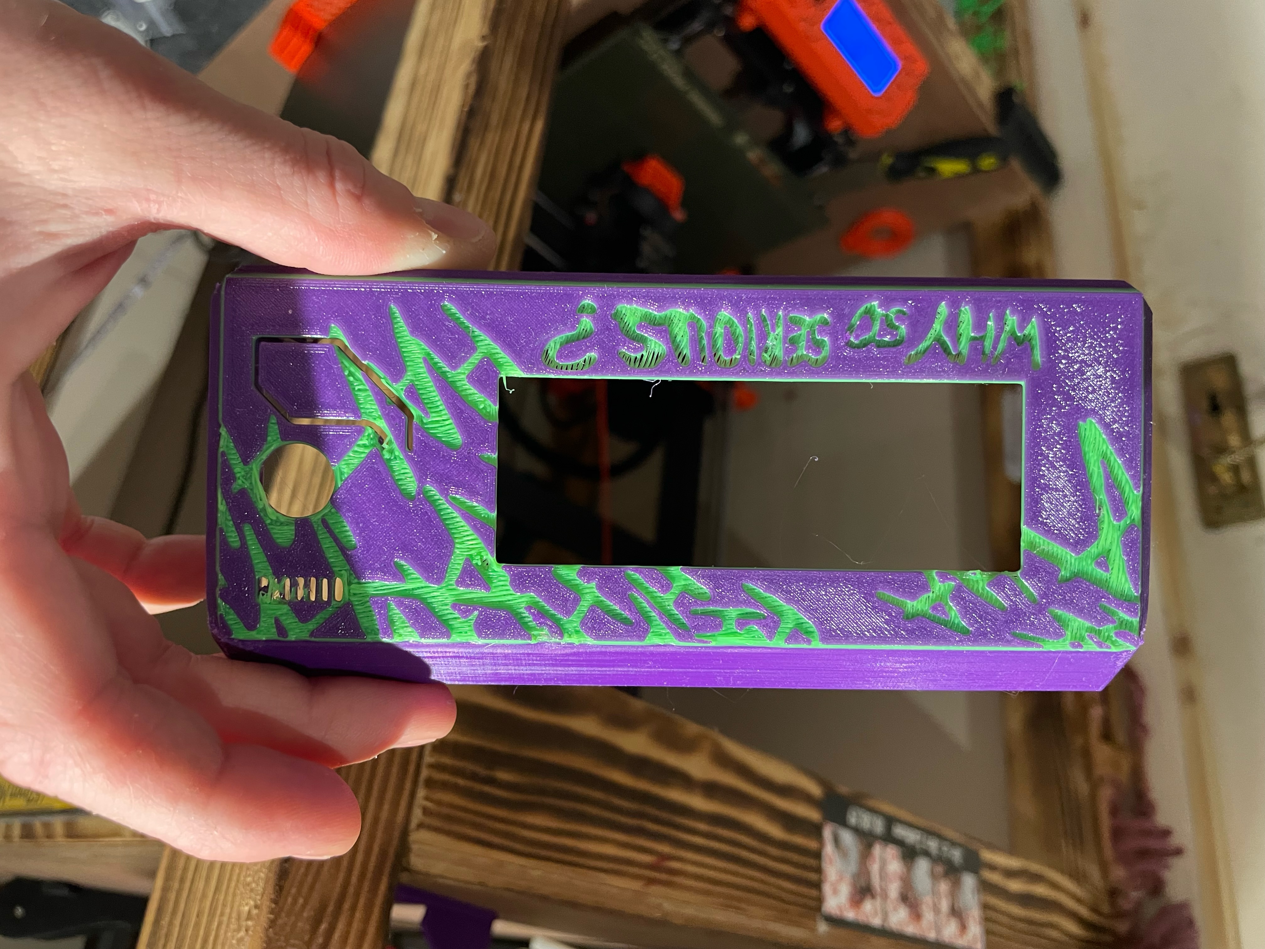 Joker themed mk3s lcd cover