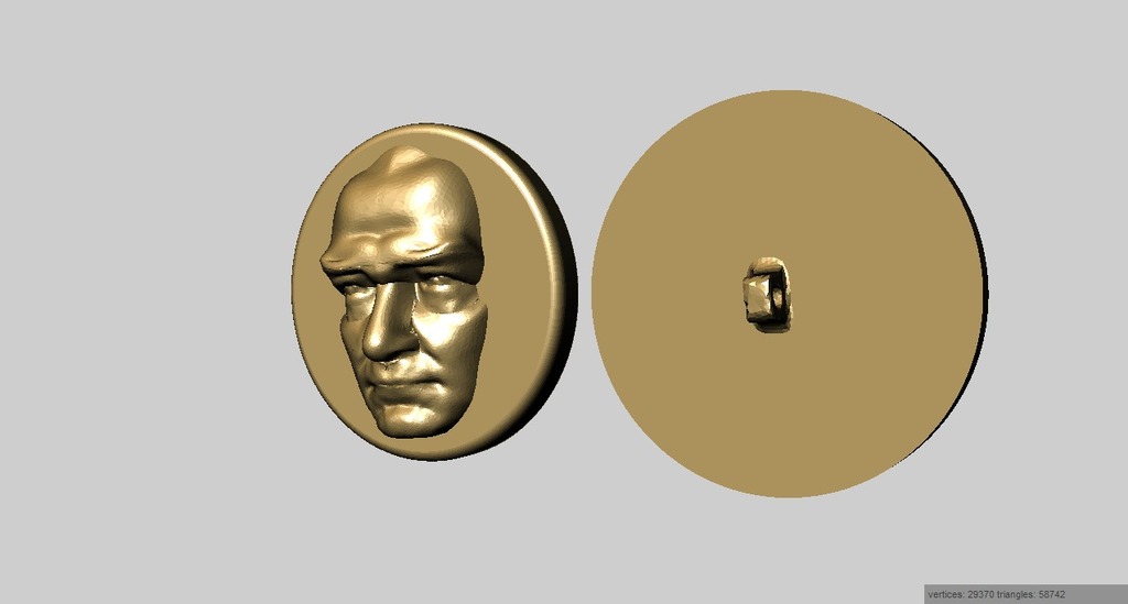 Ataturk Relief Button
