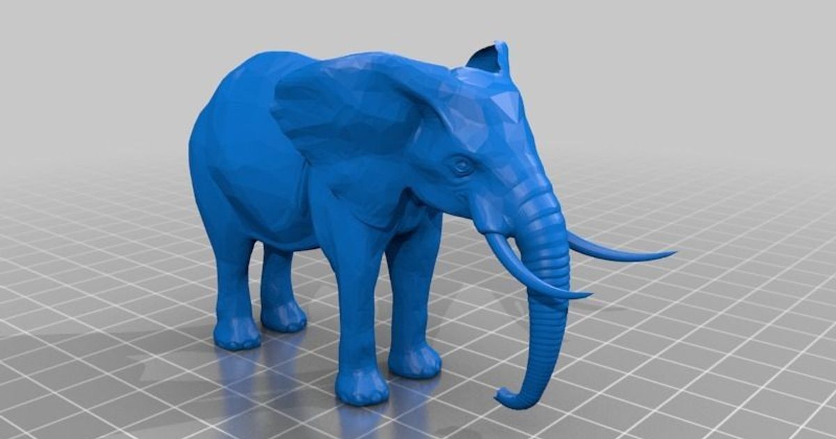 Elephant figurine by orto | Download free STL model | Printables.com