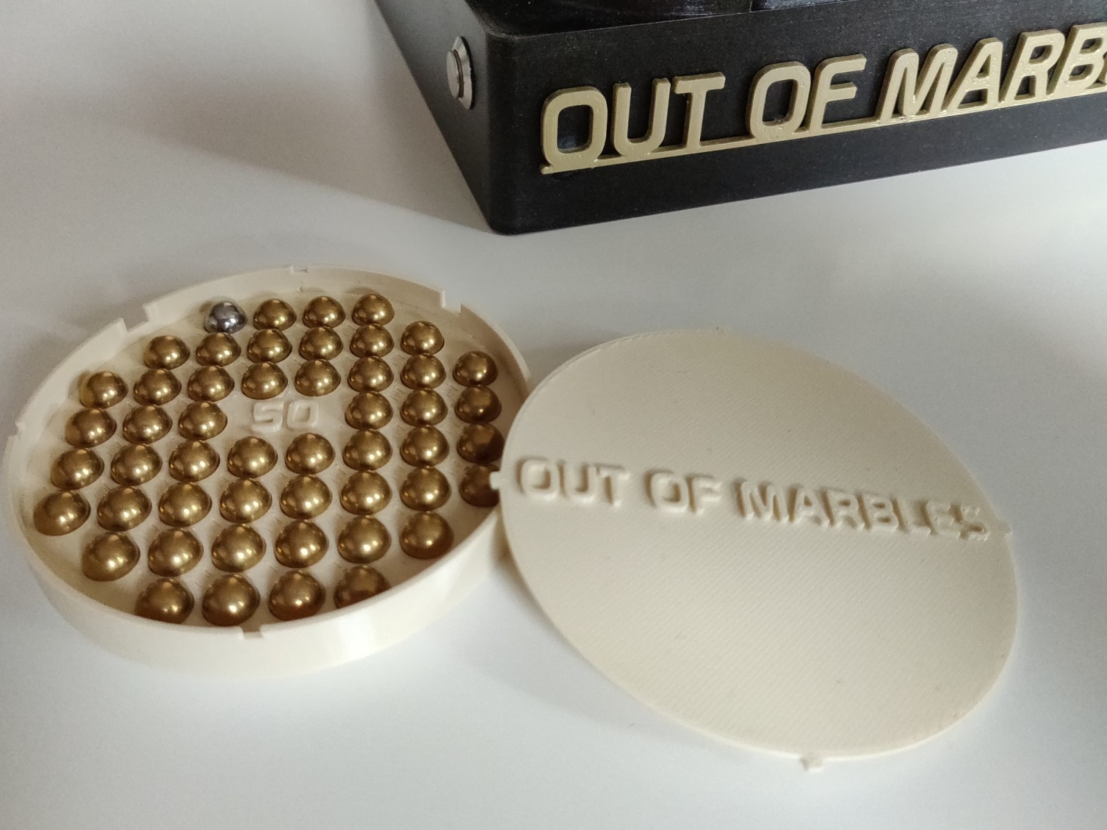 Marble Tray for Out Of Marbles