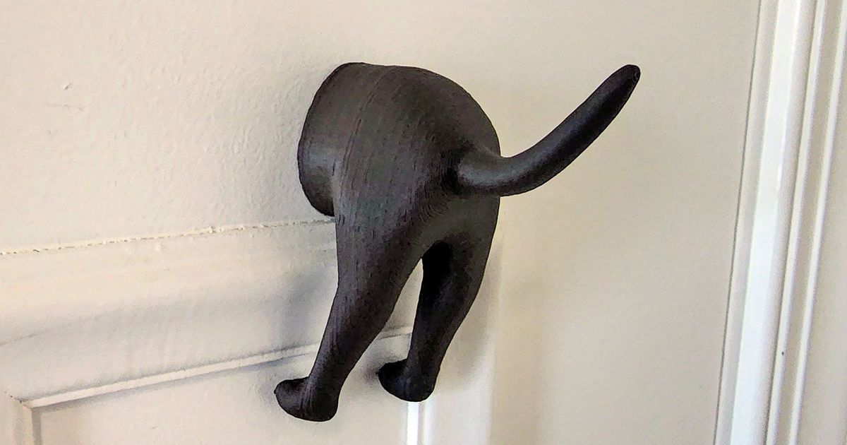 Animal Head Wall Hooks Set of 5 Printables 3D model 3D printable