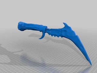 STL file Yoru Dracule Mihawk Sword 3d print model 🗡️・3D print