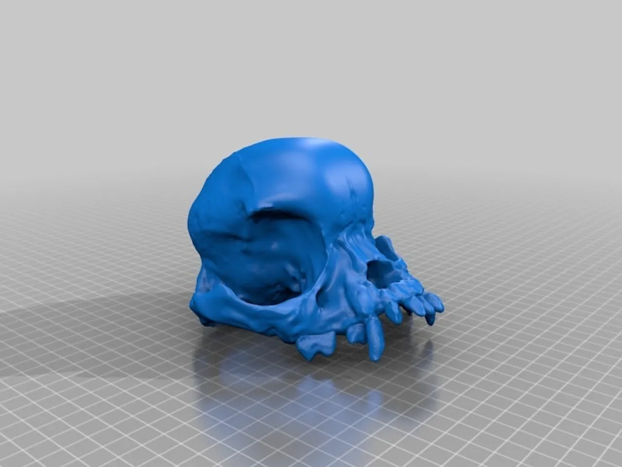 Troll Face Skull 3D printable 3D model 3D printable