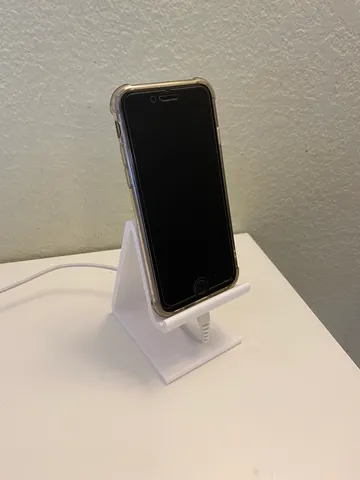 Phone Stand with Charger Hole