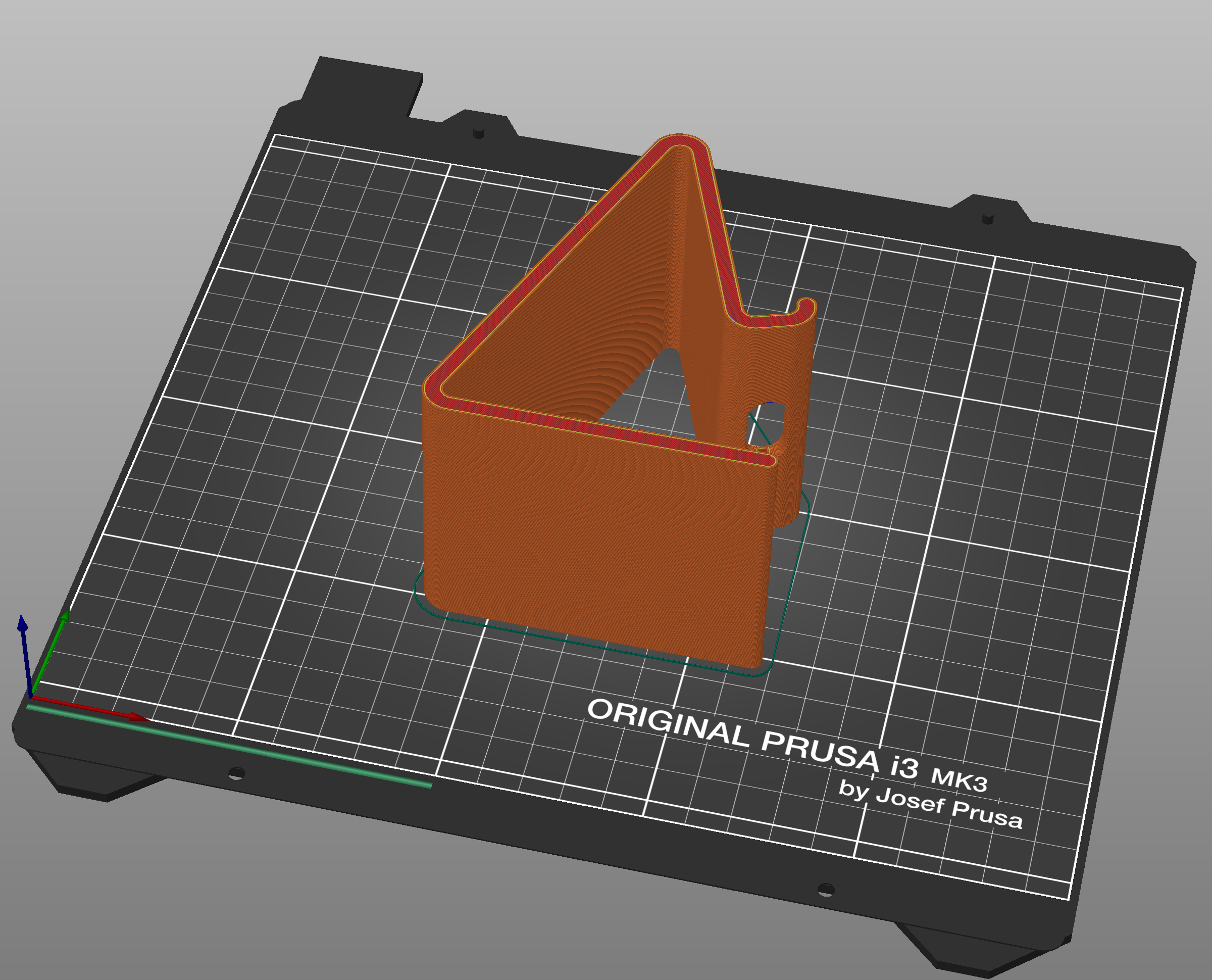 Phone Stand with Charger Hole by HereIsKevin Download free STL model