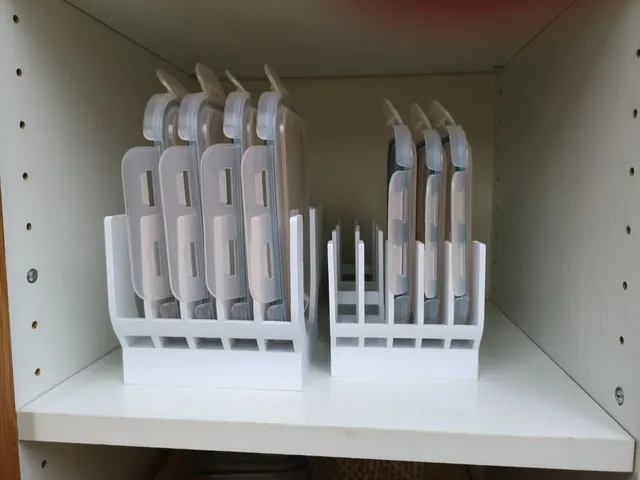 Organizer na pokrywki pojemników kuchennych - druk 3D