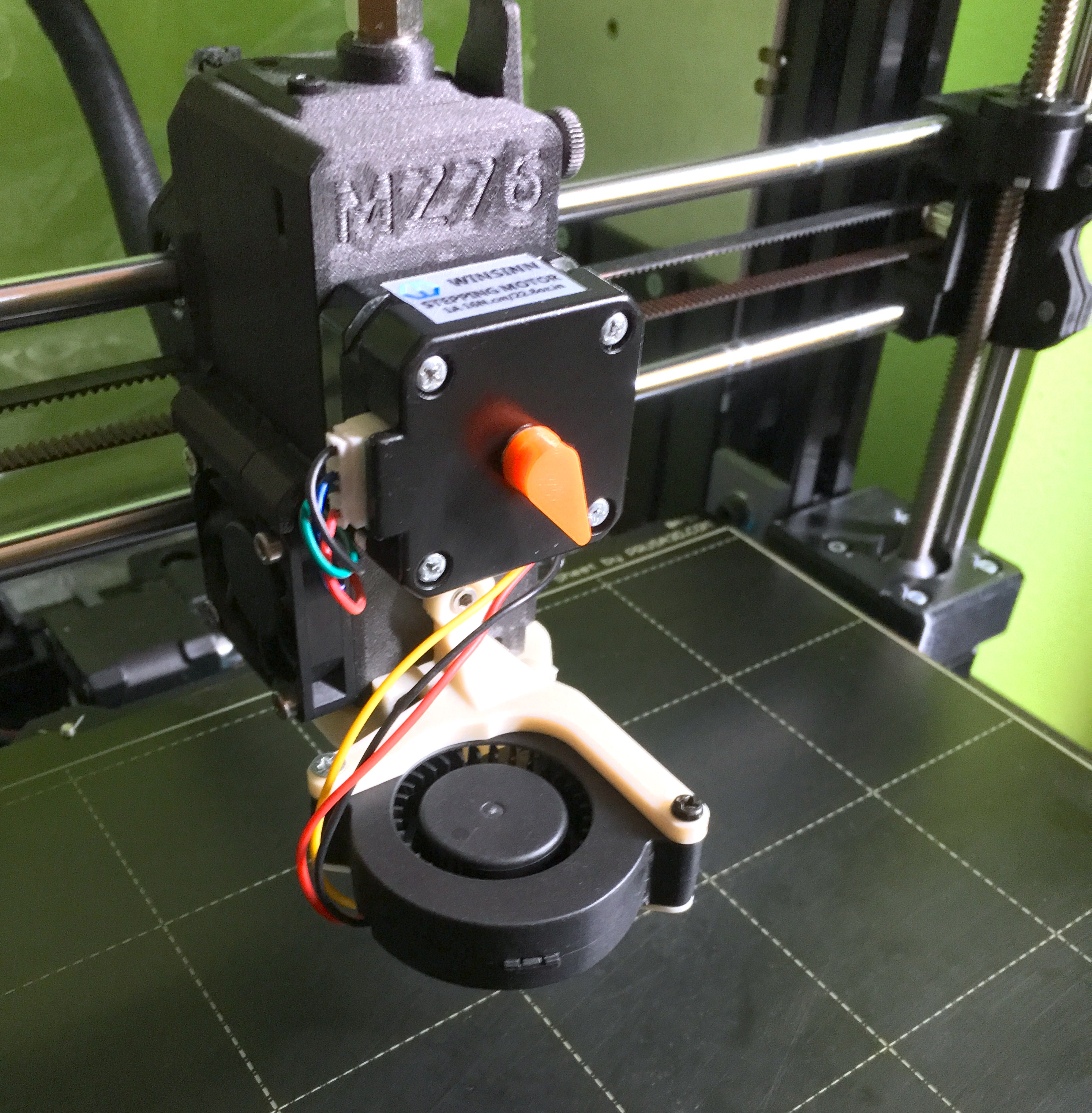 Horizontal fan shroud RHD rev C. for Prusa MK3S/MK2.5S BMG upgrade FDM printable