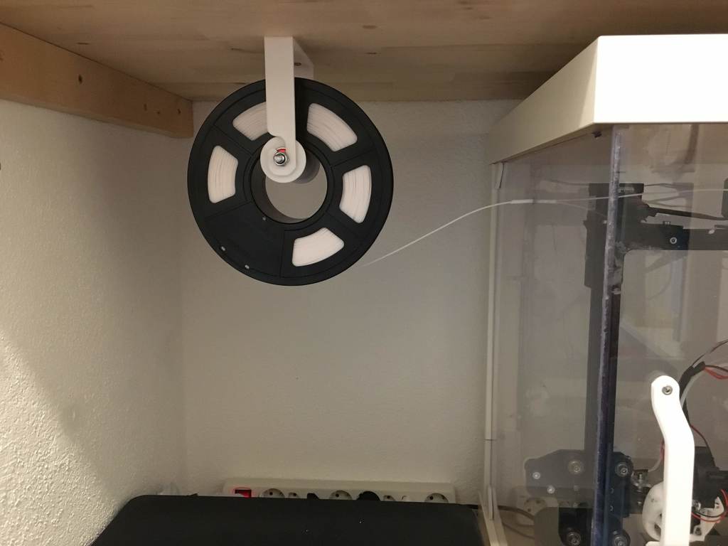 Ceiling spool holder