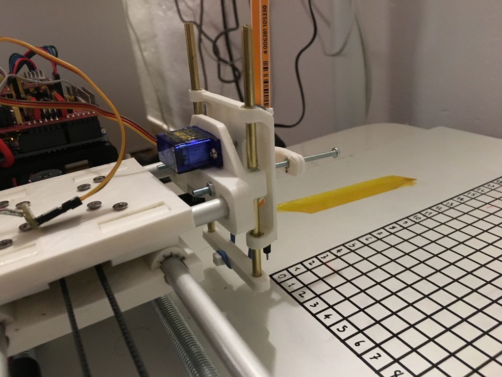 Rubber band tensioner for 4xiDraw
