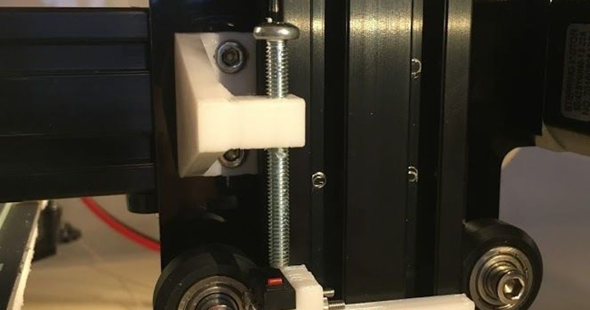 Adjustable front facing Z limit switch mod for Tevo Tarantula by