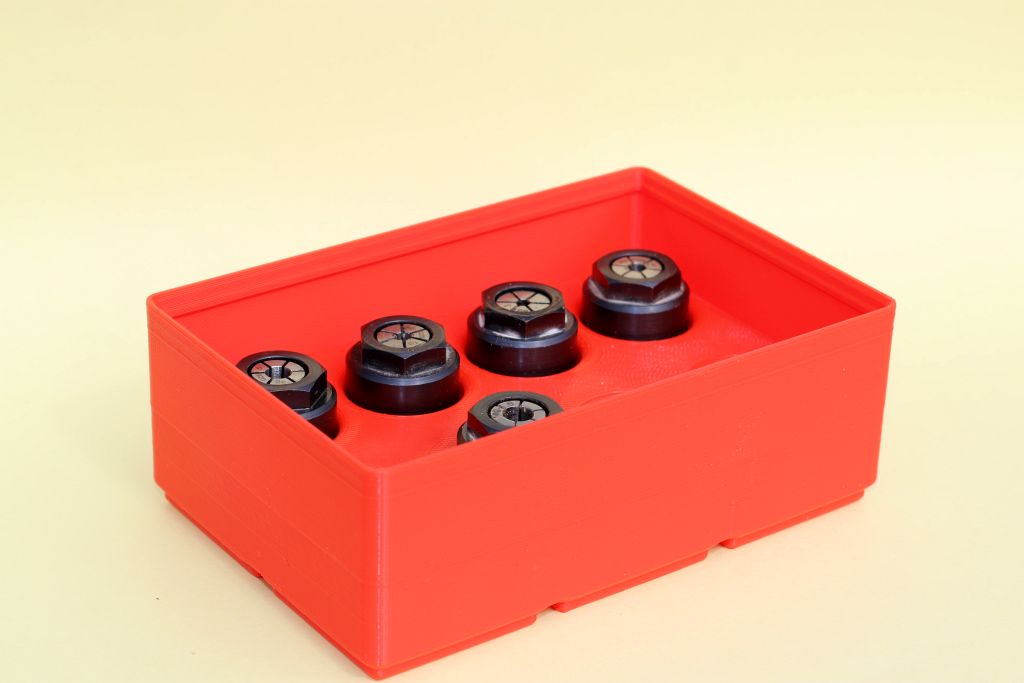 Gridfinity collet holder CNC