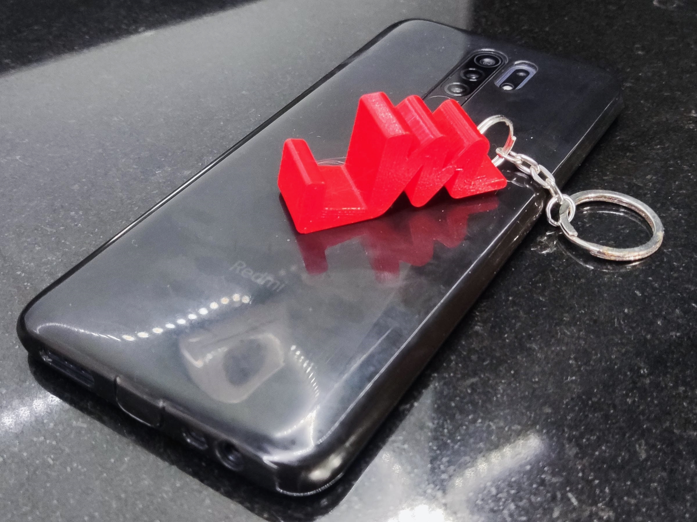 Miniatura 5 do modelo 3D M phone stand keychain