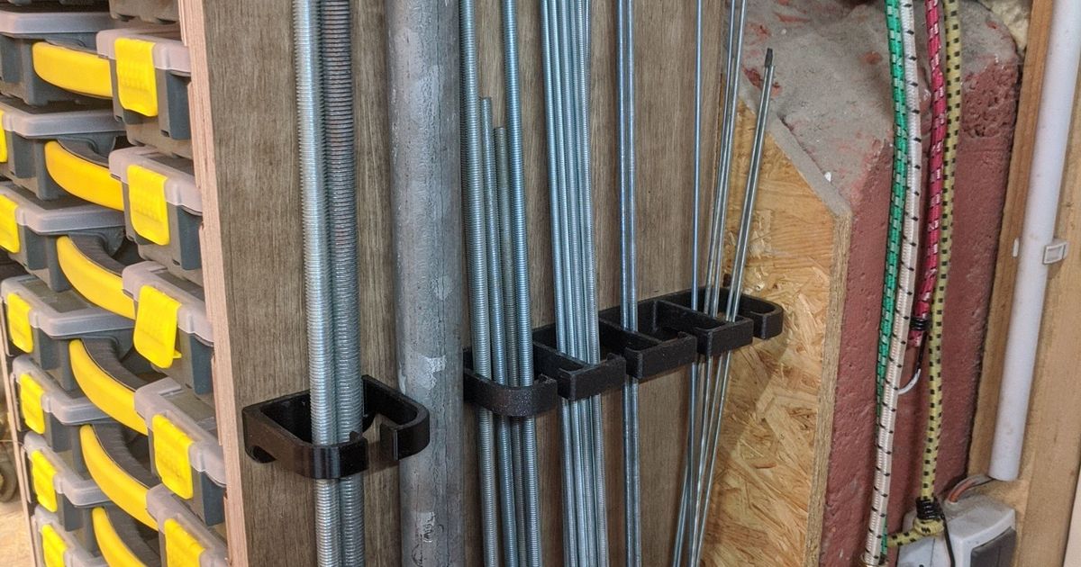 thread rod holder by bitmeisterei Download free STL model