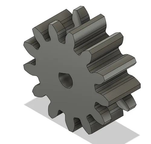 Spur Gear for 3mm keyed shaft (N20 motor)