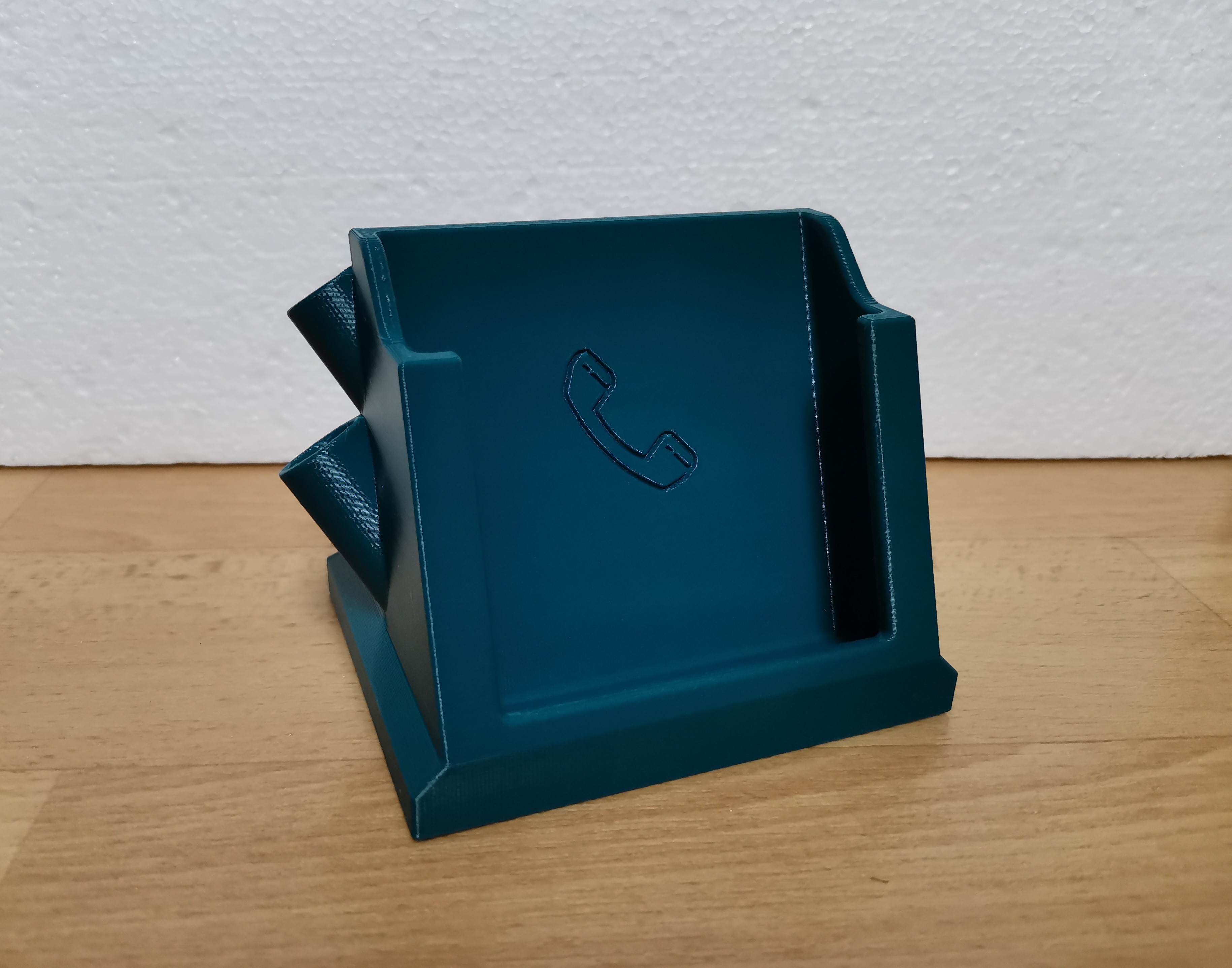 Phone stand with pen holder by Wladis | Download free STL model ...