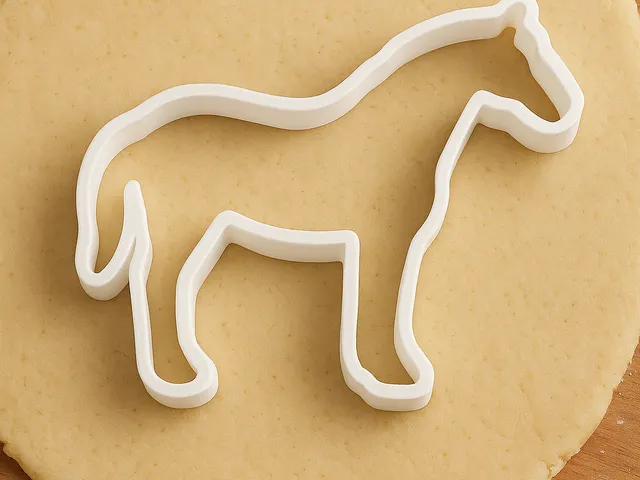 Horse cookie cutter