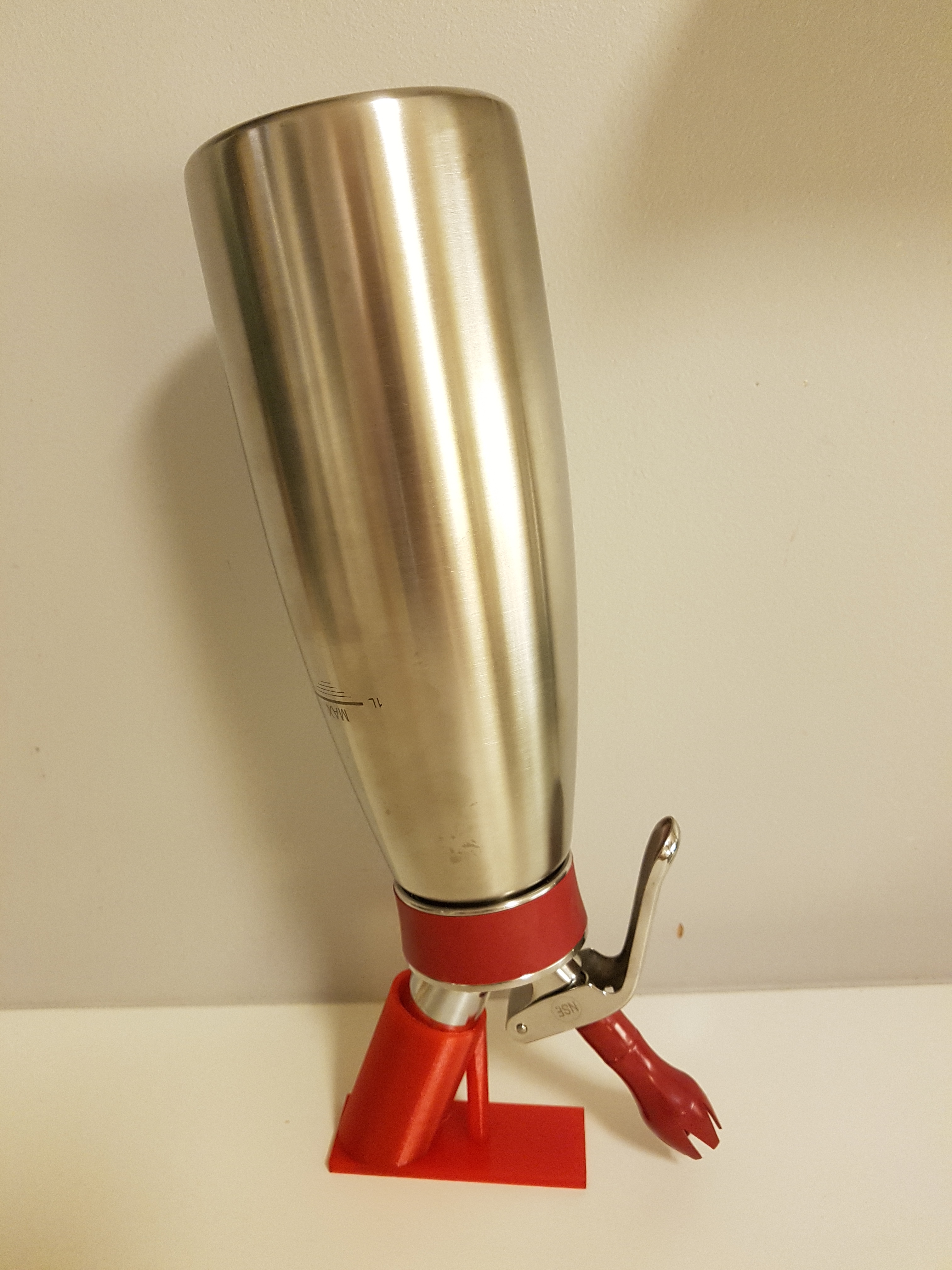 Cream whipper stand