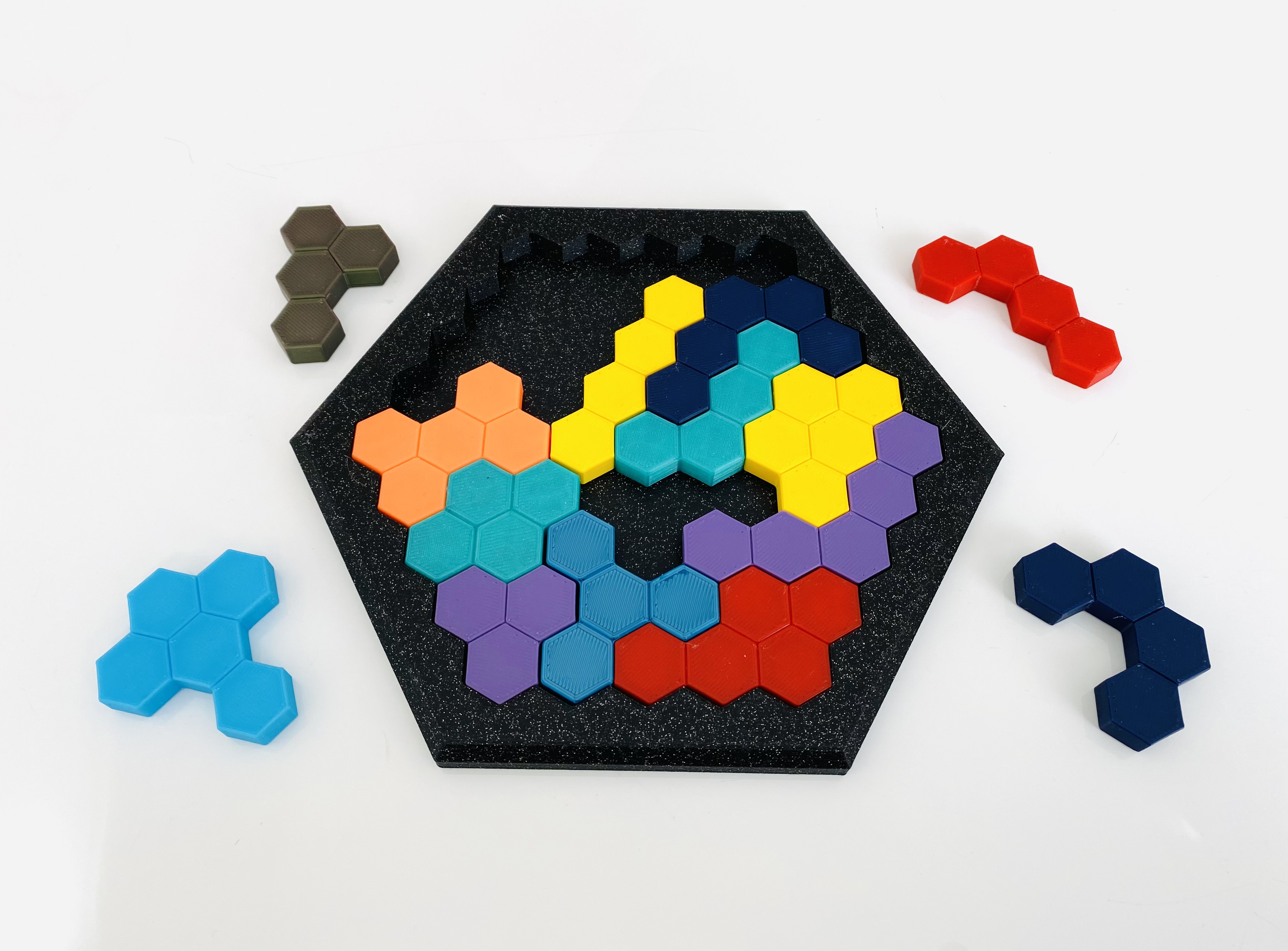 Hexagon Puzzle by BTR3D | Download free STL model | Printables.com