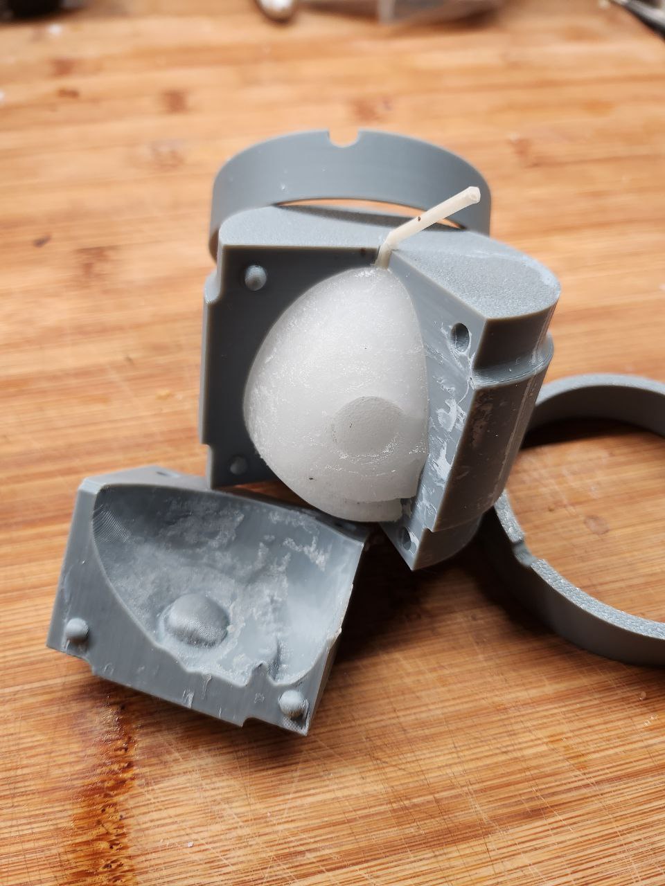 Jack Skellington candle mold
