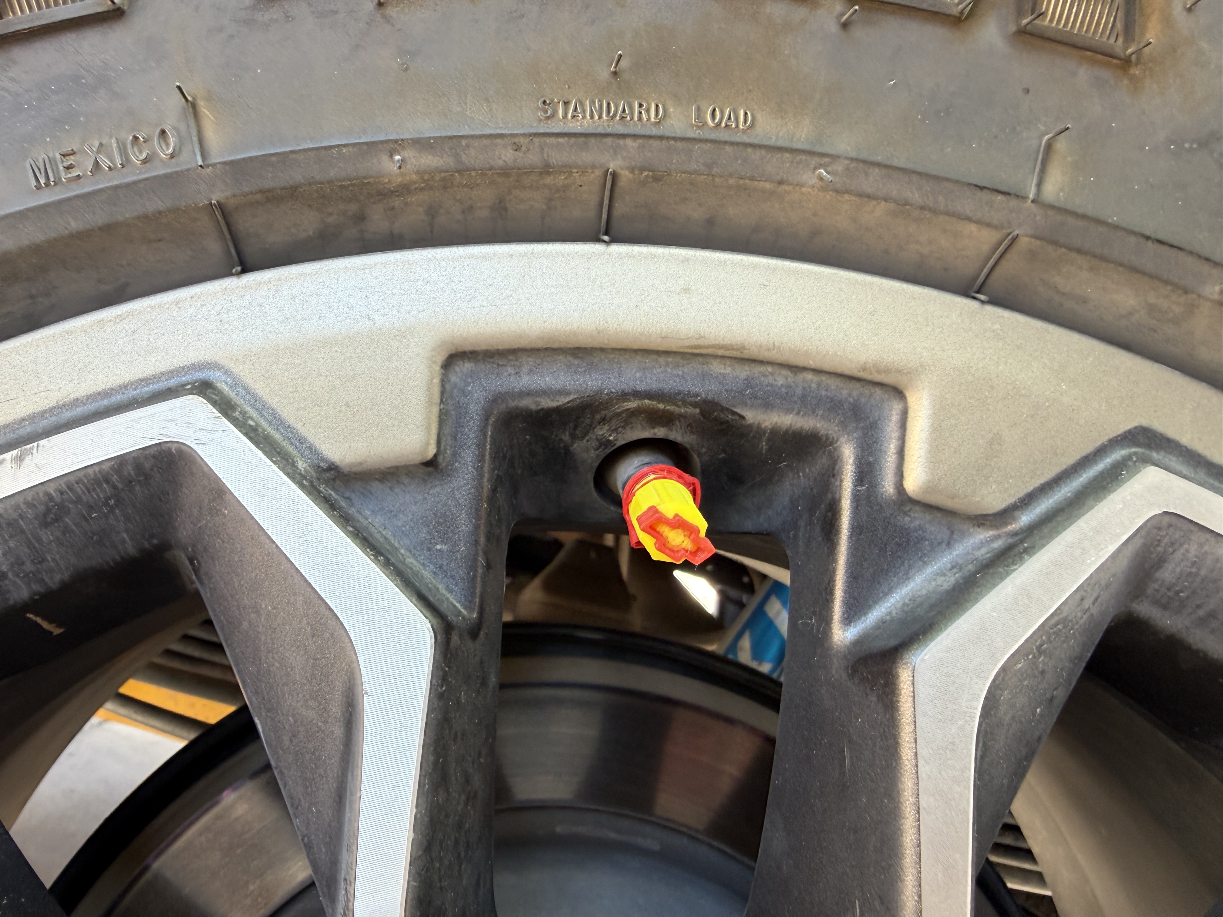 Chevrolet Bow Tire Tire Valve Stem Cap with LEASH 3D model