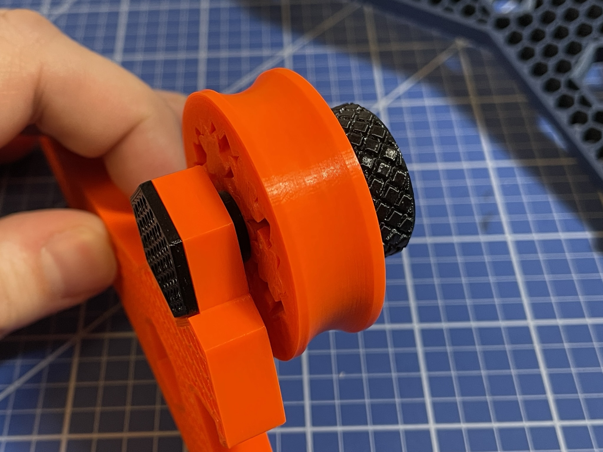 Prusa i3 MK2/MK3 Spool Holder - 100% Printed with Herringbone Planetary ...