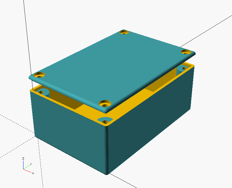 Miniatura 3 do modelo 3D Project Box (parameterized)