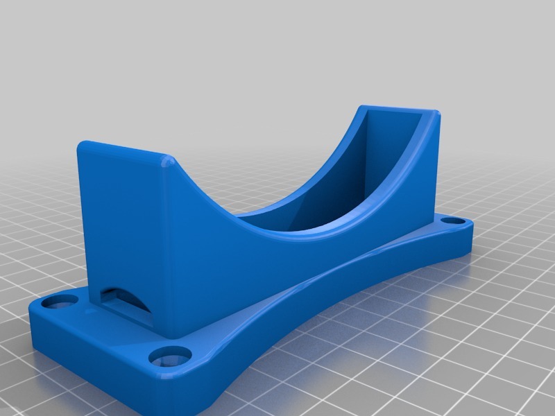 5 Lb CO2 tank mounting bracket by ftc Download free STL model