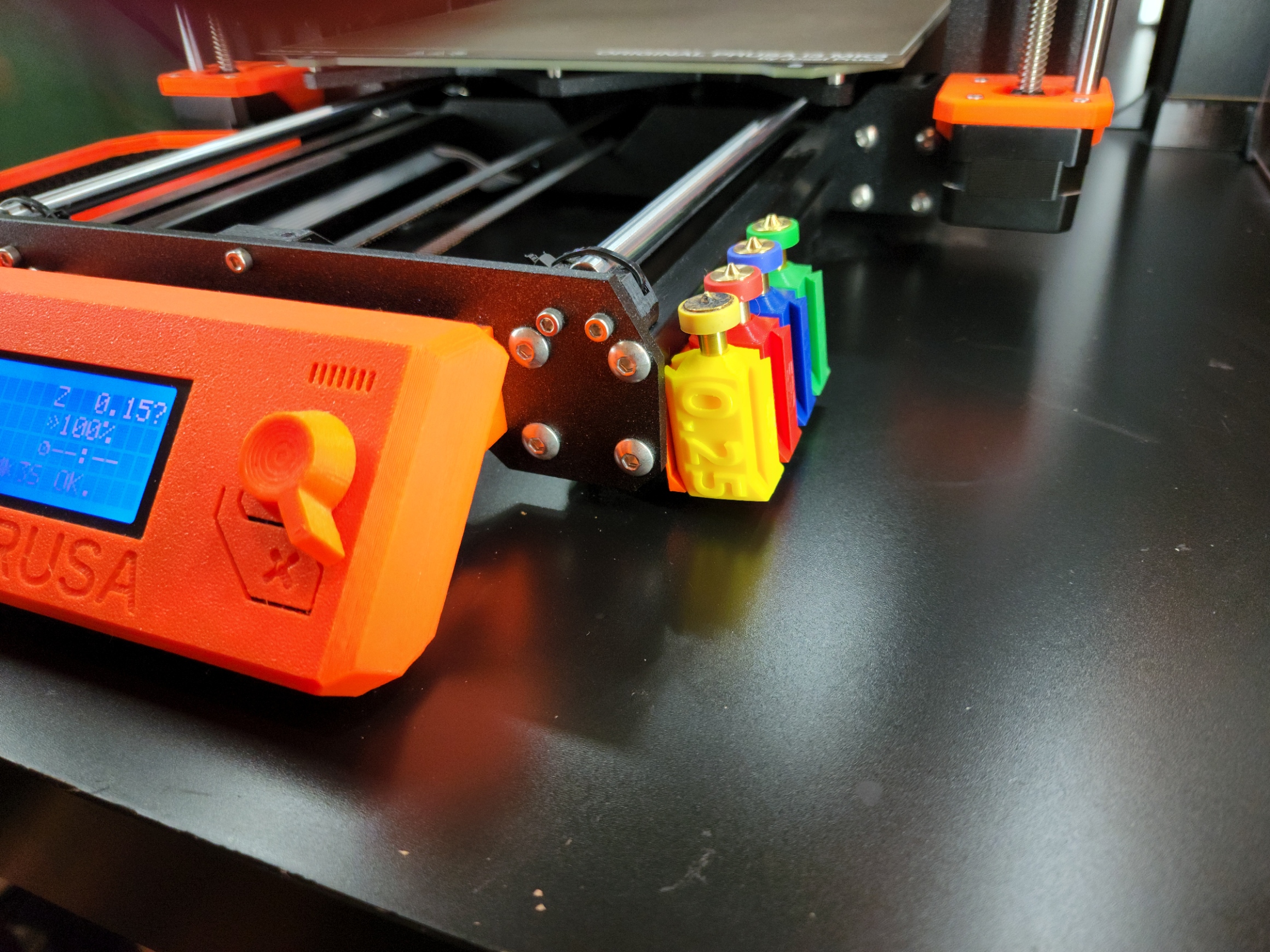 Revo Connect Nozzle Frame Quad Mount for Prusa Mini/MK3S 3D model thumbnail