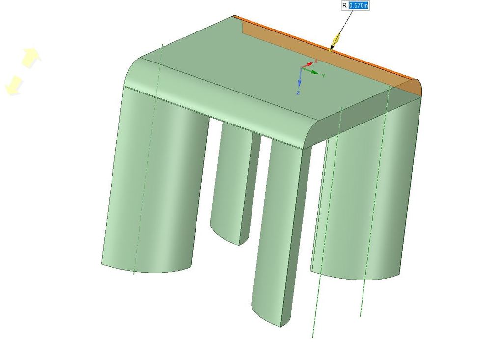 Miniatura 2 do modelo 3D Simple desk riser (coffee table)