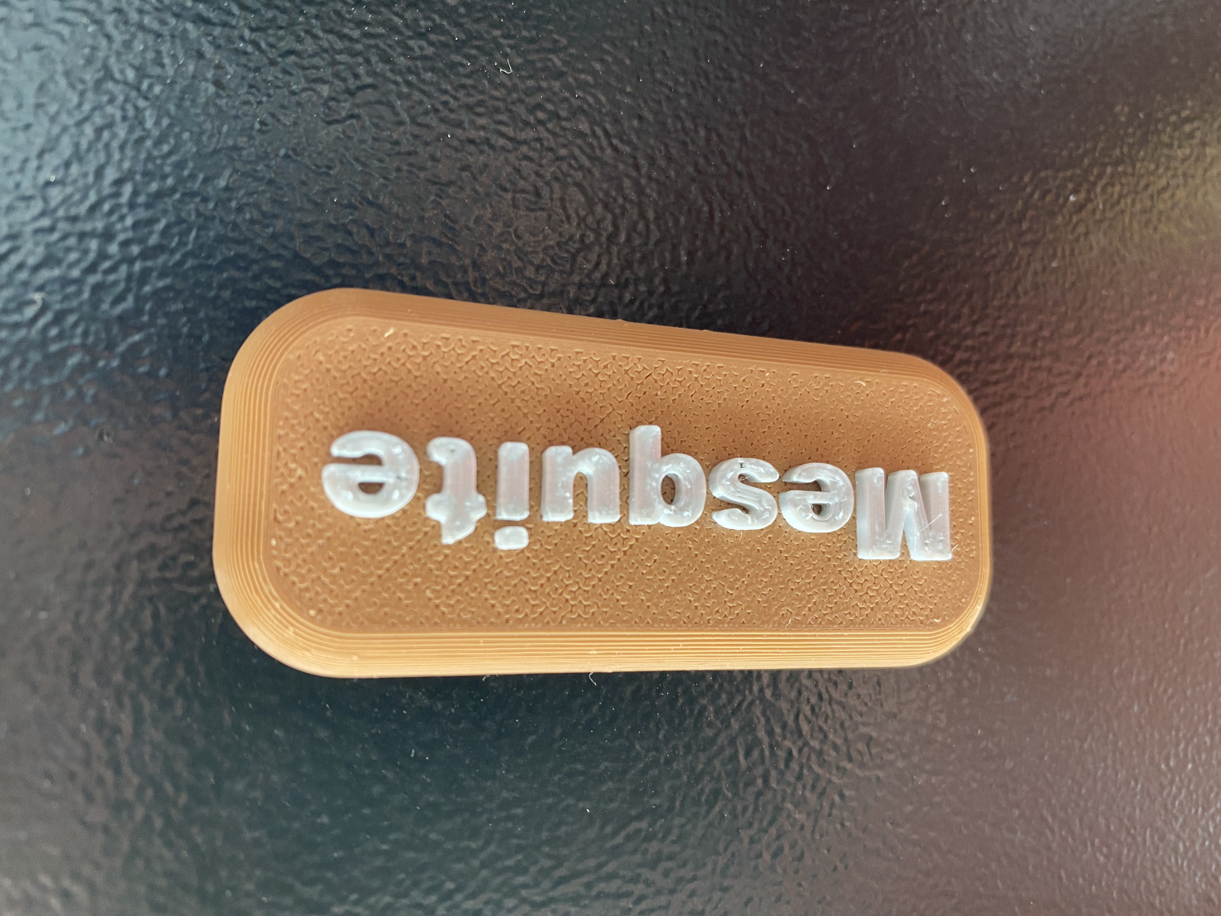 BBQ pellets tag - Mesquite