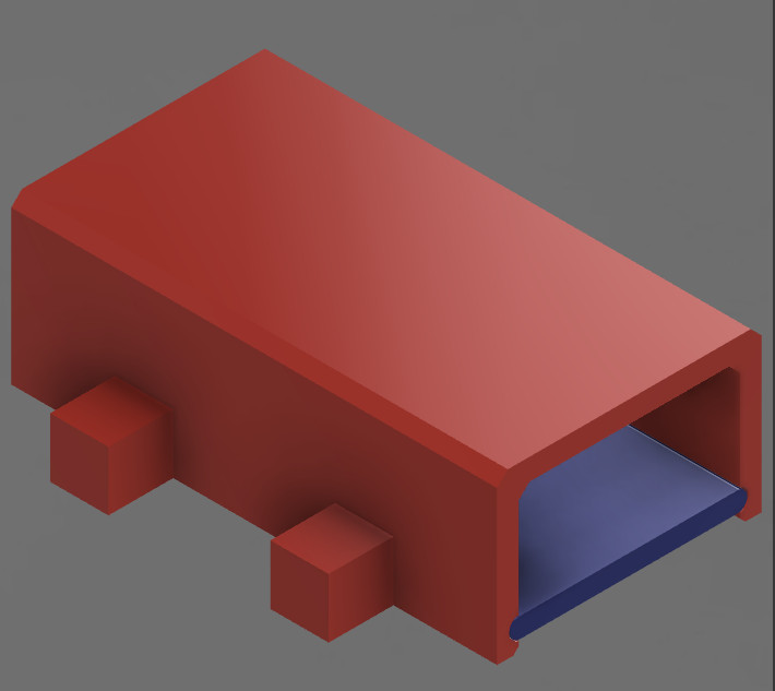 Ender 3 Pro Wire Trough