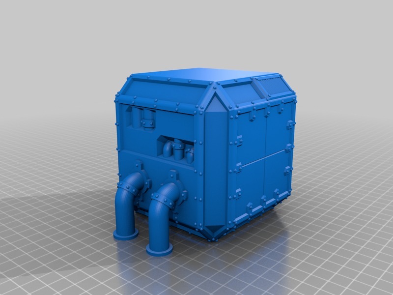 Miniatura 2 do modelo 3D Grimdark block structures